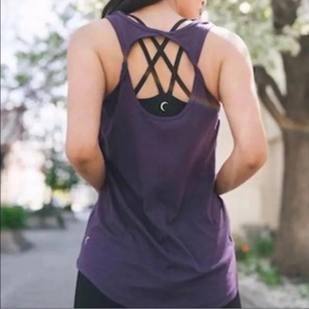 ZYIA Dark Purple Tank Top